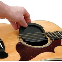 공명막이 소음기 기타소리줄여주는도구 기타약음기, 라지 사이즈(0cm 음공 적합)
