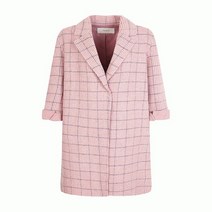 더아이잗뉴욕 더 아이잗 절개롤업H라인 울체크코트 균일 IJAM0CT90