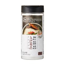 요리용 소금 3년 숙성 천일염 간수뺀 가는소금, 200g, 1개