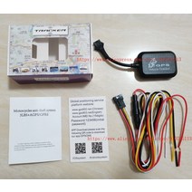 4-와이어/원격 전원 차단 Gt005 업그레이드 버전 GPS 실시간 차량 자동차 바이크 오토바이 로케이터 추적기 Gsm/Gprs 도난 방지, [01] black