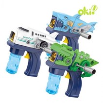 굿템 버블건 DIY 공구놀이 버블건 오키오 속사포 버블건 익스트림버블건 32구버블건, For▶비행기★º