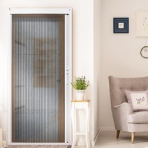 현관 자동롤 주름 방충망 미세 방충문 모기장 맞춤제작, 02. 화이트 1000x2100mm까지 맞춤제작