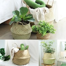 해초 바구니 7호 45X35 바스켓 라틴바구니 화초바구니 라탄바구니 라탄트레이, 4호(27X24)