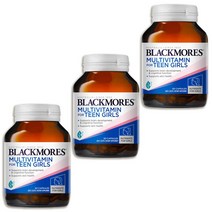 굿소일직구 Blackmores 청소년 브레인 멀티비타민 틴걸즈 180캡슐, 호주 No.1 블랙모어스 헬스케어