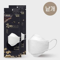 도담 한지 마스크 KF94 방역용 숨쉬기편한 피부자극없는 마스크 대형 30매, 화이트