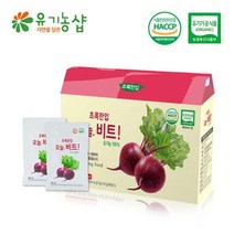 초록한입 유기농 비트즙 80ml 21포, 80ml * 21포