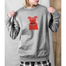 뉴해빗 JELLY BEAR (SSMNH-1157) 프리미엄 기모 맨투맨 티셔츠