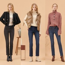 [BANGBANG] 뱅뱅 여성 보아퍼 본딩 데님 팬츠 3종 (KQH685 687 689)