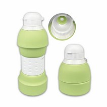 키친프리 접이식 실리콘물병 600ml - O, 단품