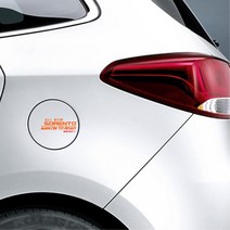 제네시스 G80 주유구 가솔린 디젤 스티커 차량용데칼, 블랙, LPG