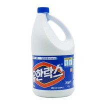 유한락스레귤러 차아염소산나트륨 4L 용기