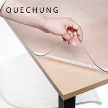 쾌청 책상식탁 테이블 투명매트 2mm 3mm 주문제작 맞춤제작 데스크매트, 투명PVC