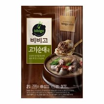 [한끼](냉동) 비비고 고기순대국 700g 간편식 아침대용 캠핑 자취생 필수품 간단식사 CJ 우리집 식재료, 26개