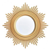 복도 입구 홀 호텔 A를 위한 2xNordic 벽 거울 금 구조 작은 거울, 플라스틱, A