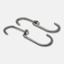 스텐 회전고리 10파이 12파이 10개 정육점 육가공 소걸이 에스고리 돼지걸이 정육용품 고기와함께, 10파이 (10개)