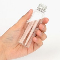 바이아트몰 병뚜껑 투명 플라스틱 원형 미니 공병 용기 여러가지 활용가능한 크기 악세사리 약보관 쥬얼 소품 시료 보관함, 1개