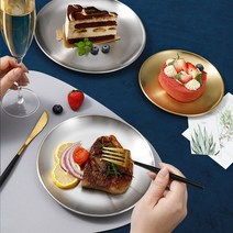 카페 무광 원형접시 (3사이즈) 케익 디저트 앞접시, 원형접시13cm