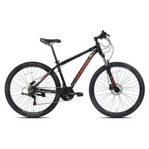 2022년 트라젠 TM-2900D 29인치 21단 알루미늄 MTB자전거, 완조립, 블랙레드_완조립배송