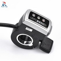 Wuxing106DX 36VLi 48VLi 엄지 스로틀 ONOFF 스위치 및 배터리 표시기 전기 스쿠터 Ebike 손가락 스로틀 RoHS, 없음