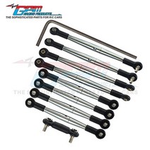 트랙사스서밋 합금 타이로드 세트 TRAXXAS 116 미니 E-REVO 서미트 ERV160 RC 자동차 부품, [01] WHITE