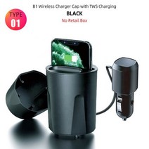 고속 멀티 충전기 15W 빠른 자동차 무선 컵 아이폰 호환 11 프로 Xs Xr 8 삼성 S20 S10 USB-C C PC 충전, [01] T1Without Retail Box