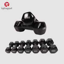 아령 1kg 2kg 3kg 5kg 7kg 8kg 10kg 아령세트 아령거치대 육각 덤벨 요가 피트니스 장비 팔 조립아령, 블랙 6kg(싱글), 단일 팩