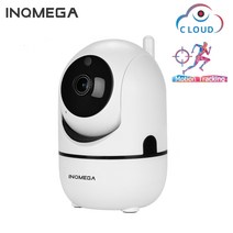 보안 카메라 보안 카메라inqmega 1080p 클라우드 무선 ip 카메라 인간의 가정 보안 감시 cctv 네트워크 미니 와이파이 캠의 지능형 자동 추적, 720p 32GB 추가, 우리 플러그