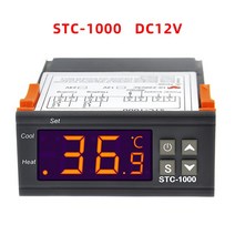 온도계측기 자기온도계 디지털 온도 컨트롤러 STC-1000 조절기 스위치 습도계, 01 STC-1000 12V