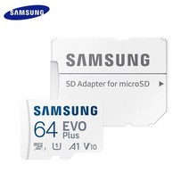 메모리 SAMSUNG EVO Plus 메모리 카드 64gb 128gb 256GB 512GB Class10 UHS-1 100MB 마이크로 SD 스마트 폰, 03 64g