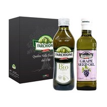 기타 파르키오니 유기농 올리브오일500ml 1병+포도씨유500ml 1병 선물세트