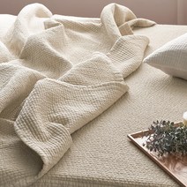 이블랑 데이라인 피그먼트 이불겸패드, 오트밀