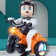 움직이고 묘기부리는 LED 스턴트 자전거 어린이날, 오렌지