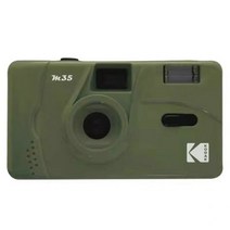 필름 카메라 즉석 토이 카메라 kodak m35 m38 레트로 kodak 필름에 대한 반복 플래시 기능이 있는 일회용 기계, m35 짙은 녹색