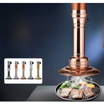 시로코 팬 환풍기 고깃집 후드 닥트 연기 풍로, 검은 색 두꺼운 튜브 + 30cm 덮개