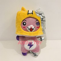 Lankybox-글로우 인 더 다크 플러시 로봇 Lankybox 사이보그 플러시 고스티 플러시 Canny Foxy 장난감 밀키 록키 박시 카와이, 16 foxy cyborg