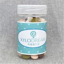 [자일로드림] 220g 5가지맛 자일리톨사탕 오직 100%, 그린티