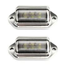 오토바이 트레일러 캐리어 12Pcs 6led 번호 자동차 보트에 대 한 번호판 빛 항공기 RV 트럭 외부 램프, 미국+1PC