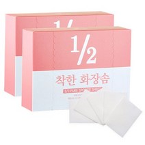 어퓨 1/2 착한 화장솜, 120매입, 40개