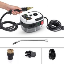 스팀 청소기 물걸레 zaiwan 고압 2500w 900ml 물 탱크 자동차 에어컨 주방 후드 청소, 하얀, 220v, 영국