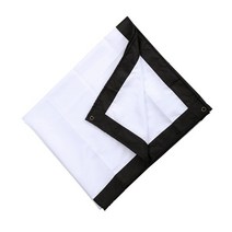 접이식 휴대용 영사기 영사막 옥외 영사기 영화 스크린, 흰색1388x807mm