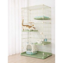 고양이 집 켓타워 케이지 대형 철장 켄넬 보금자리, 소형 3단 고양이 1마리추천