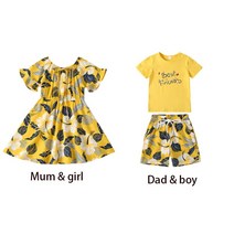 맘커플 모녀 시밀러룩 원피스 아빠아들 엄마랑딸 아기랑 커플룩 가족 매칭 의상여름 해변엄마 꽃 드레스 티셔츠 반바지휴일 커플