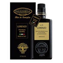 비엔트레이드 [바르베라]로렌조3 유기농 올리브 오일 EXOO 500ml, 1개