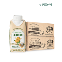 [당일발송] 키토선생 소이비랩 저당 두유 200ml x 18개입 (설탕무첨가 무가당), 200ml x 36팩