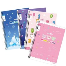 초등 스프링 수학 노트 8칸 10권 랜덤 새학기