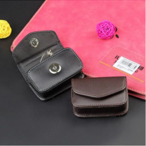 Sheffley할아버지 선물 휴대용 벨트 착용 접이식 돋보기 접는 안경 가죽 미니 허리 케이스