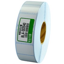 북원라벨 아트지 30X20mm 지관40mm 롤라벨 아트라벨 BLA-302040
