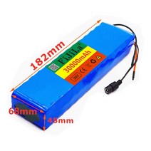 전기자전거배터리 리튬인산 철 10s2p 36v 30ah ebike 팩 18650 이온 500w 높은 전력 및 량 42v 오토바이 스쿠터 충, 파란색