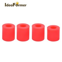 3D 프린터 부품 고온 실리콘 솔리드 스페이서 핫 베드 레벨링 열 3pcs 긴 1PC 숏 CR10/CR10S Ender-3, [01] 1set, [01] Red