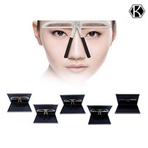 반영구 눈썹대칭자 눈썹 가이드 스텐실 밸런스 디자인 5종 택 1, 3.아치형